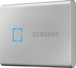 Samsung Portable SSD T7 Touch interne 500GB SSD für 64,90 € (82,90 € Idealo) @Notebooksbilliger
