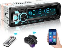 Amazon: ASVNOII 1 Din Autoradio mit Bluetooth, Freisprecheinrichtung, APP-Steuerung und Fernbedienung mit Gutschein für nur 19,97 Euro statt 49,95 Euro
