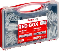 Amazon: Fischer RED-BOX Dübelbox mit 160 Universaldübeln UX + 130 Spreizdübeln SX für nur 17,69 Euro statt 22,49 Euro bei Idealo