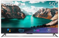 CHiQ U50G7PF 50 Zoll 4K UHD HDR 10 Android  Smart TV mit Alexa und Google Assistant für 279,20 € (399 € Idealo) @Amazon Prime