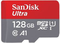 SanDisk 128 GB Ultra microSDXC-Speicherkarte + SD-Adapter für 12,99 € (18,79 € Idealo) @Amazon