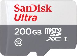 SANDISK Ultra Micro-SDXC 200GB Speicherkarte für 15 € (22,99 € Idealo) @Media-Markt