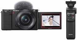 Sony Alpha ZV-E10L | APS-C spiegellose Wechselobjektiv-Vlog-Kamera + GP-VPT2BT Bluetooth Handgriff für 757,99€ statt PVG laut idealo 1.049€ @amazon