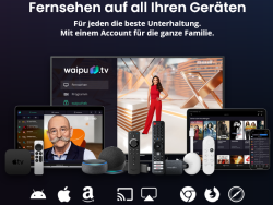 WaipuTV: 2 Monate waipu Perfect Plus mit 192 Sendern (169 in HD) inkl. 100 Stunden Aufnahmespeicher kostenlos statt 25,98 Euro