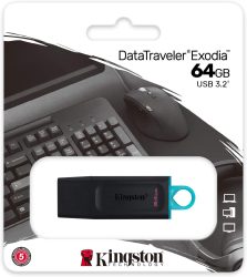 Amazon: 4 Stück Kingston DataTraveler Exodia DTX/64GB USB-Stick 3.2 Gen 1 für nur 17,16 Euro statt 24,15 Euro bei Idealo