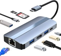 Amazon: Fvttaow 9 in 1 USB C Hub Adapter Docking Station mit Gutschein für nur 27,49 Euro statt 49,99 Euro