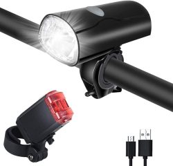 Amazon: Opard LED Fahrradlicht Set über USB aufladbar mit Gutschein für nur 12,99 Euro statt 25,99 Euro