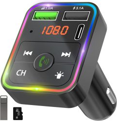 Amazon: UYKLJH Bluetooth FM Transmitter mit QC3.1 Typ-C Schnellladung und Freisprecheinrichtung mit Gutschein für nur 13,19 Euro statt 21,99 Euro