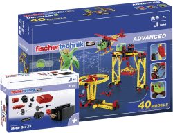 Fischertechnik Advanced Universal 3 Konstruktionsbaukasten + Motor-Set XS Paket für 59,96 € (90,39 € Idealo) @Amazon