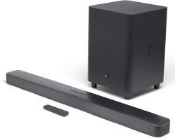 JBL Bar 5.1 Surround Soundbar inkl. Subwoofer mit MultiBeam-Technologie, Chromecast & Airplay 2 für 358 € (444 € Idealo) @Amazon
