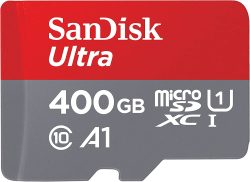 SanDisk Ultra microSDXC UHS-I Speicherkarte 400 GB + Adapter für 34,99 € (50,46 € Idealo) @Amazon