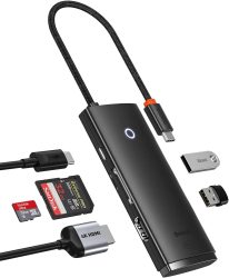 Amazon: Baseus 6 in 1 USB C Hub Docking Station mit Gutschein für nur 11,99 Euro statt 28,99 Euro