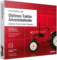 Franzis Porsche Oldtimer Traktor Adventskalender (Bausatz) für 18,95 € (44,90  € Idealo) @Franzis