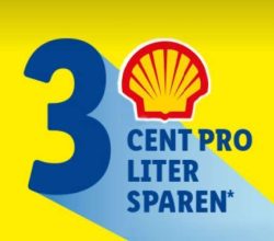 Mit der Lidl Plus App 3 Cent pro Liter Benzin und Diesel bei Shell-Tankstellen sparen