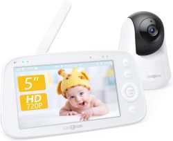 Amazon: Babyphone mit Kamera 720P Kamera und 5 Display für 109,99€ statt 149,99€