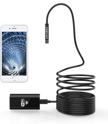 Amazon: pancellent Drahtlose WiFi HD Endoskop Inspektionskamera mit 5 Meter Kabel  mit Gutschein für nur 17,50 Euro statt 38,90 Euro