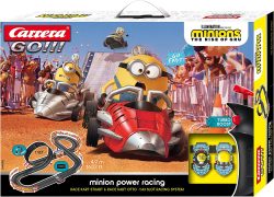 Carrera GO!!! Minion Power Racing 4,9 m elektrische Rennbahn mit 2 Autos für 44,99 € (58,95 € Idealo) @Amazon