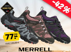 Sportspar: Merrell Accentor Sport GORE-TEX Boulder Damen Outdoor Schuhe für nur 77,77 Euro statt 134,95 Euro bei Idealo