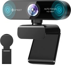 Amazon: eMeet Nova 1080p Webcam mit Mikrofon für 26,46€ statt 38,89€