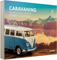 Caravaning Adventskalender VW Bulli T1 Metall Modellbausatz mit Begleitbuch für 23,36 € (38,79 € Idealo) @Franzis