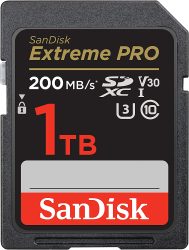 SanDisk Extreme PRO SDXC UHS-I Speicherkarte 1 TB  für 199,99€ statt PVG laut Idealo 229,68€ @amazon