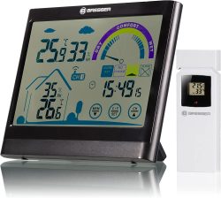 Bresser 7007402 Touchscreen Wetterstation Funk- Thermo-/Hygrometer mit Lüftungsempfehlung ab 19,99 € (40,98 € Idealo) @Amazon & OBI