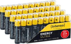 Amazon: 40er Pack Intenso Energy Ultra Micro Alkaline-Batterien für nur 5,99 Euro statt 9,90 Euro bei Idealo