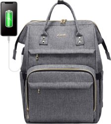 Amazon: LOVEVOOK Business Rucksack mit Laptopfach und USB Ladeanschluss mit Gutschein für nur 17,49 Euro statt 34,99 Euro