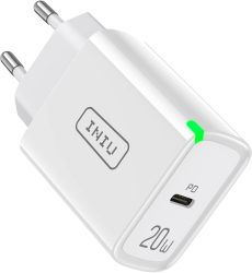 Amazon: INIU 20W PD 3.0 USB C Schnellladegerät mit Gutschein für nur 8,39 Euro statt 13,99 Euro