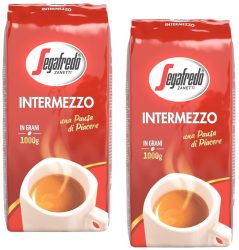 Cafori: 2 mal 1kg Segafredo Intermezzo Kaffeebohnen mit Gutschein für nur 19,24 Euro statt 23,44 Euro bei Idealo