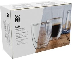 WMF Kult doppelwandige Espressotassen Set, 6 Stück für 26,99€ (PRIME) statt PVG  laut Idealo 44,64€ @amazon