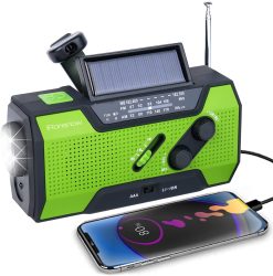 Amazon: iRonsnow Notfall Solar und Kurbelradio mit LED Taschenlampe und 2000mAh Powerbank mit Gutschein für nur 19,79 Euro statt 29,99 Euro