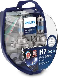 Amazon: Philips RacingVision GT200 Doppelset  H7 Scheinwerferlampen +200% für nur 20 Euro statt 26,90 Euro bei Idealo