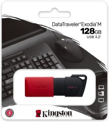Kingston DataTraveler Exodia M 128GB USB 3.2 Gen 1 Stick für 8,97 € (10,07 € Idealo) @Amazon