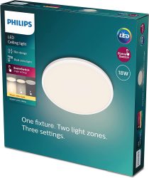Philips Ozziet 18W/1800lm 2700K LED Deckenleuchte für 19,77 € (69,99 € Idealo) @Amazon