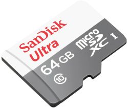 SanDisk Ultra Lite microSD 64GB Speicherkate inkl. SD Adapter für 5,99 € (11,73 € Idealo) @Saturn & Media-Markt