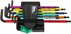 Wera TORX BO Multicolour Winkelschlüsselsatz BlackLaser 967 SPKL/9 für 27 € (31,98 € Idealo) @Amazon