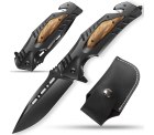 Amazon: Jellas 8Cr13MoV Survival-Messer mit Holster mit Gutschein...