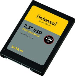 Intenso SATA III Performance interne 2,5 Zoll 250GB SSD für 19,99 € (25,99 € Idealo) @Amazon
