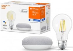 LEDVANCE Starter Kit Smart Home mit Google Home Mini inkl. Filament Bluetooth Lampe für 12,99 € (22,95 € Idealo) @eBay