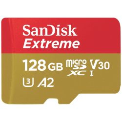SANDISK Extreme UHS-I V30 Micro-SDXC Speicherkarte 128 GB inkl. Adapter für 11,99 € (19,90 € Idealo) @Saturn