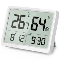 Amazon: DOOMAY Digitales Indoor Hygrometer und Innenraumthermometer mit Gutschein für nur 6,99 Euro statt 13,99 Euro