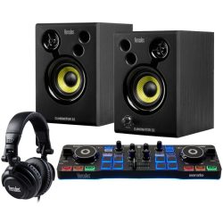 Hercules DJ Starter Kit mit 2-Deck DJ Controller, DJMonitor 32 Boxen und Kopfhörer für 134,99 € (163,90 € Idealo) @Amazon