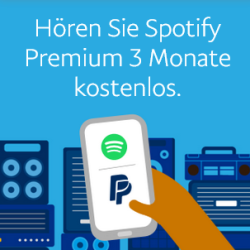 PayPal: 3 Monate Spotify Premium kostenlos statt 29,97 Euro