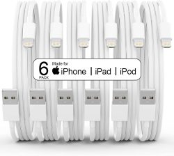 Amazon: 6er Pack ZNBTCY USB A to Lightning iPhone Schnellladekabel Apple MFi Certified mit Gutschein für nur 6,99 Euro statt 15,99 Euro