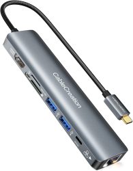 Amazon (Prime): CableCreation 7 in 1 Multiport USB C Hub mit Gutschein für nur 19,94 Euro statt 48,99 Euro