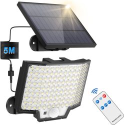 Amazon: SIGRILL LED Strahler mit Bewegungsmelder und Solarpanel mit Gutschein für nur 14,49 Euro statt 28,99 Euro