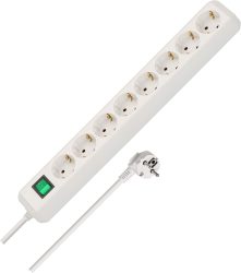 Brennenstuhl Eco-Line 8-Fach Steckdosenleiste mit erhöhtem Berührungsschutz, Schalter und 3m Kabel für 9,99 € (15,06 € Idealo) @Amazon