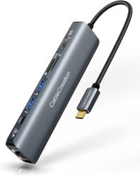 Amazon: CableCreation 7 in 1 USB C Hub Multiport Adapter mit Gutschein für nur 34,50 Euro statt 69 Euro