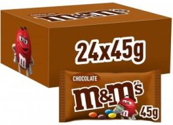 Amazon: 24er Pack (24 x 45g) M&MS Chocolate Großpackung für nur 9,68 Euro statt 16,53 Euro bei Idealo